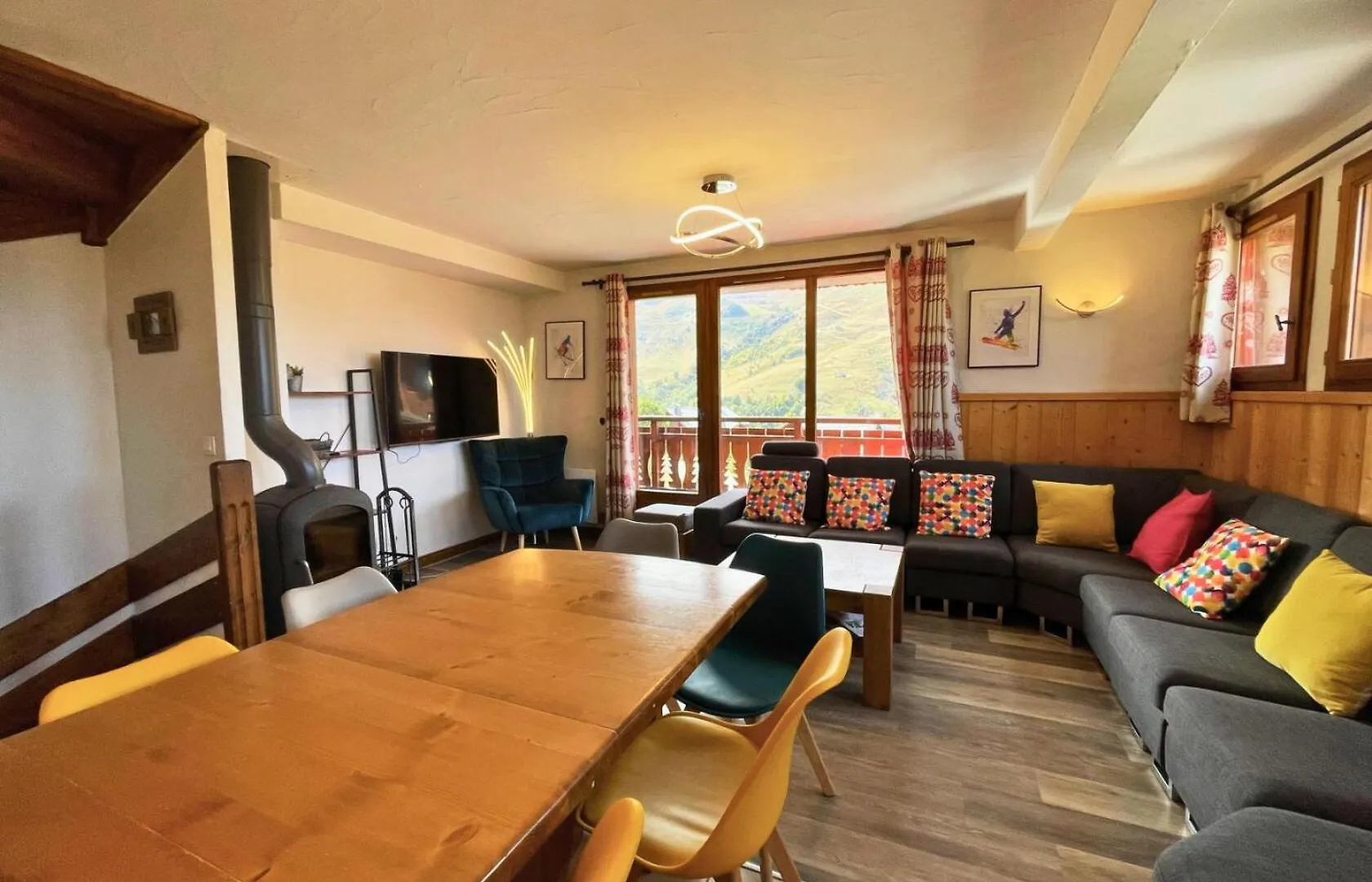 公寓 Residence Geffriand - Triplex Proche Des Pistes Au Coeur Des 3 Vallees Mae-4944 圣马丁德贝尔维尔 法国